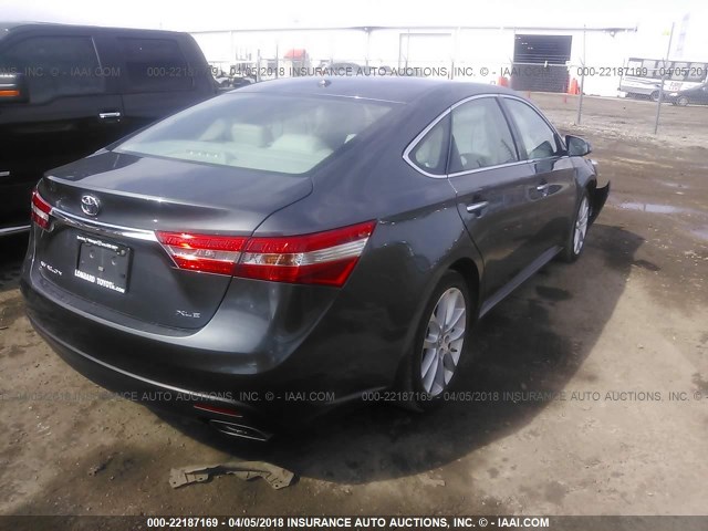 4T1BK1EB4DU073787 - 2013 TOYOTA AVALON PREMIUM/TOURING/LIMITED GRAY photo 4