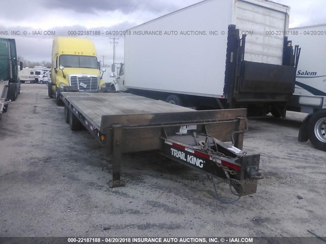 1TKC026287M119668 - 2007 TRAIL KING FLATBED BLACK photo 1