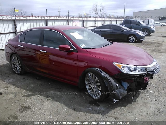 1HGCR2F54GA106717 - 2016 HONDA ACCORD SPORT 红色 照片 1