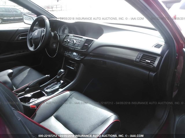 1HGCR2F54GA106717 - 2016 HONDA ACCORD SPORT 红色 照片 5