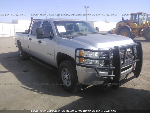 1GC1KVCG8DF124850 - 2013 CHEVROLET SILVERADO K2500 HEAVY DUTY SILVER photo 1