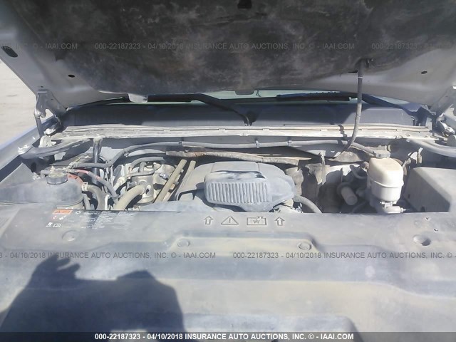 1GC1KVCG8DF124850 - 2013 CHEVROLET SILVERADO K2500 HEAVY DUTY SILVER photo 10