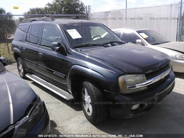 1GNES16S036185349 - 2003 CHEVROLET TRAILBLAZER EXT BLACK photo 1