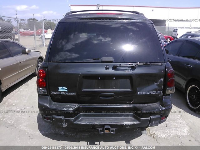 1GNES16S036185349 - 2003 CHEVROLET TRAILBLAZER EXT BLACK photo 6