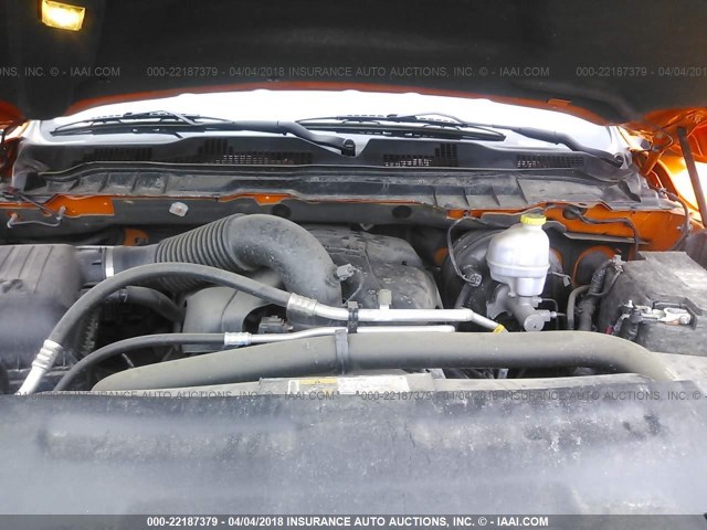 1C6RR7MT2FS683074 - 2015 RAM 1500 SPORT ORANGE photo 10