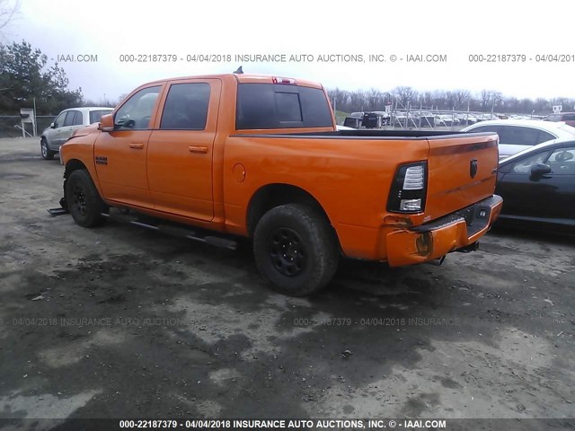 1C6RR7MT2FS683074 - 2015 RAM 1500 SPORT ORANGE photo 3