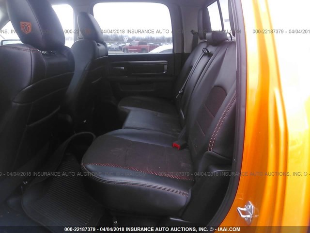 1C6RR7MT2FS683074 - 2015 RAM 1500 SPORT ORANGE photo 8