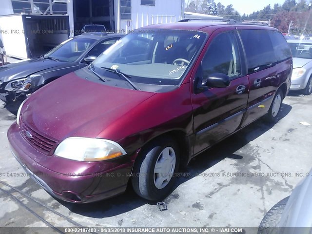 2FMZA51413BA86386 - 2003 FORD WINDSTAR LX RED photo 2