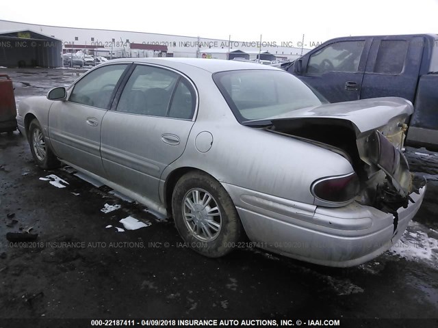 1G4HP52K644162851 - 2004 BUICK LESABRE CUSTOM SILVER photo 3