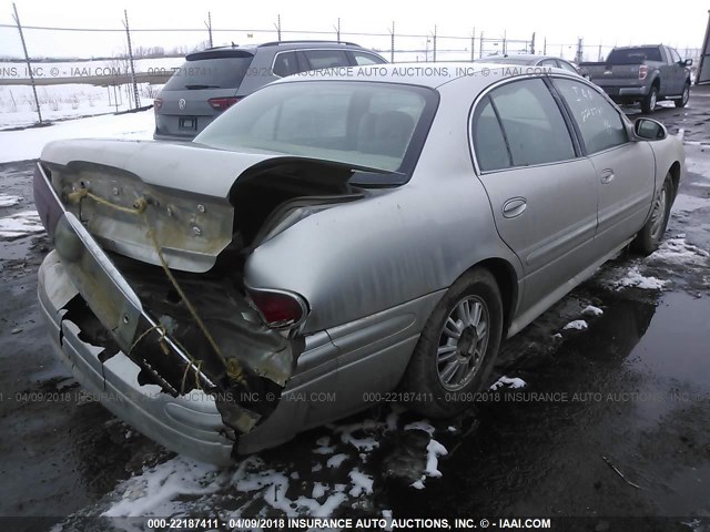 1G4HP52K644162851 - 2004 BUICK LESABRE CUSTOM SILVER photo 4