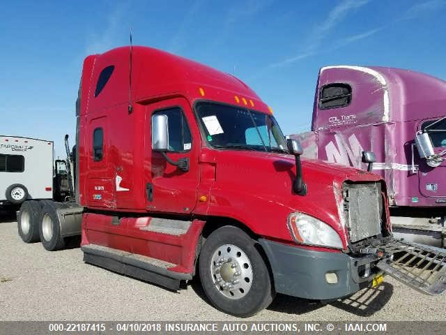 1FUJGLDR8CSBF8578 - 2012 FREIGHTLINER CASCADIA 125  RED photo 1