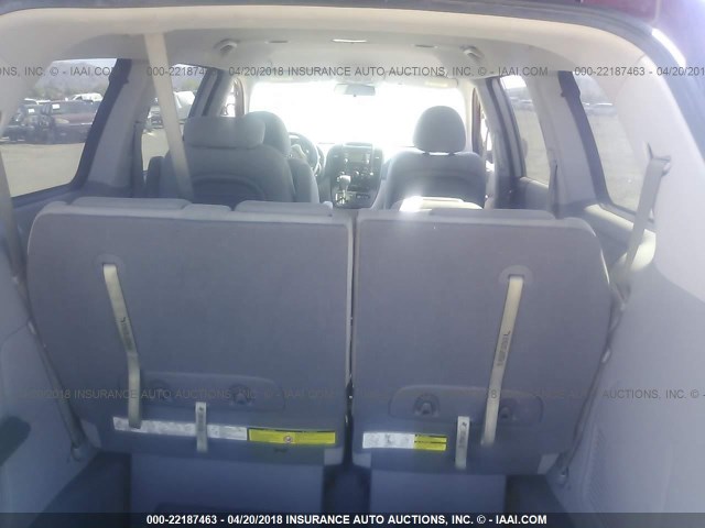 KNDMG4C30A6335316 - 2010 KIA SEDONA MAROON photo 8