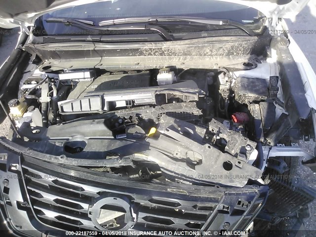 5N1DR2MN8HC678428 - 2017 NISSAN PATHFINDER S/SV/SL/PLATINUM 白色 照片 10