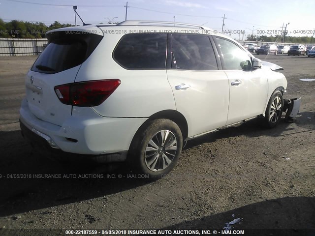 5N1DR2MN8HC678428 - 2017 NISSAN PATHFINDER S/SV/SL/PLATINUM 白色 照片 4