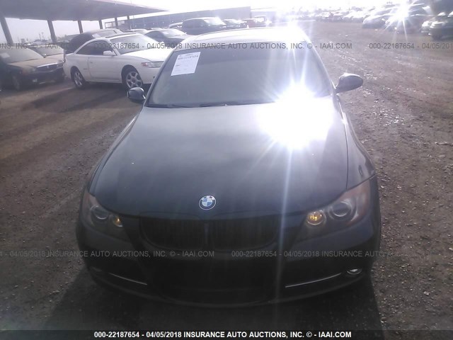 WBAVB77558NH79596 - 2008 BMW 335 I BLACK photo 6