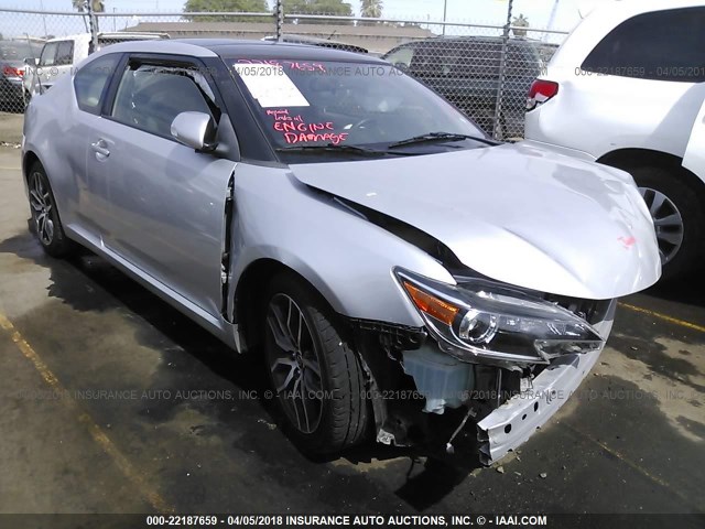 JTKJF5C7XE3080768 - 2014 TOYOTA SCION TC 银色 照片 1
