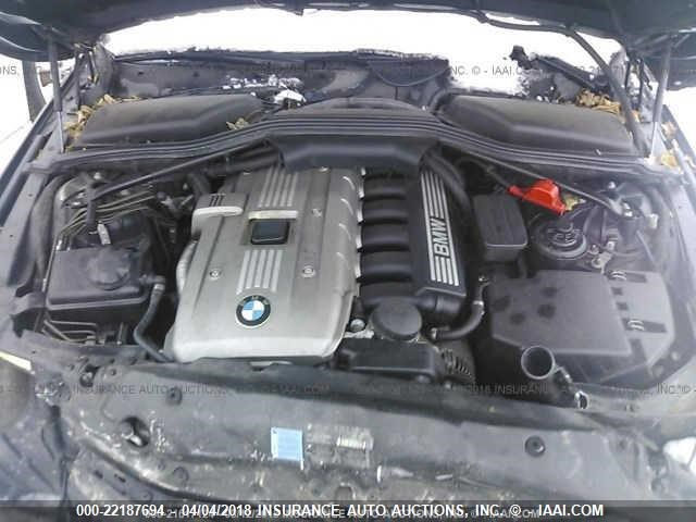 WBANE53596CK80713 - 2006 BMW 525 I BLACK photo 10