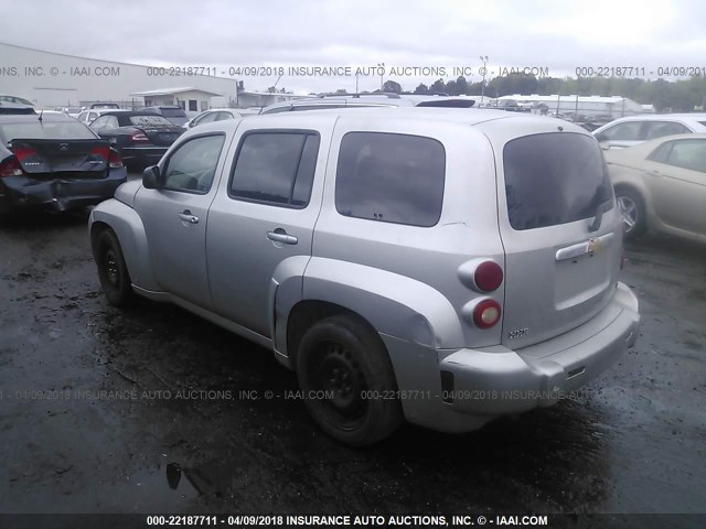 3GNDA13D76S544183 - 2006 CHEVROLET HHR LS SILVER photo 3