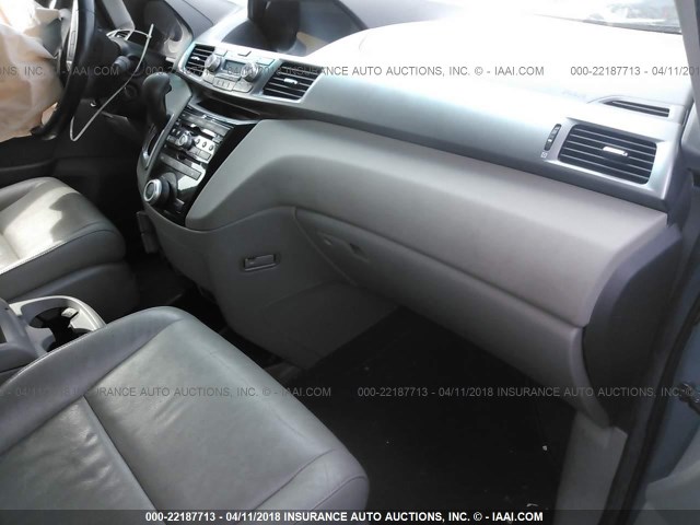 5FNRL5H65CB007195 - 2012 HONDA ODYSSEY EXL ლურჯი ფოტო 5