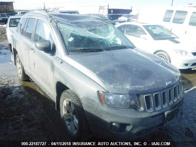 1C4NJDBBXED623876 - 2014 JEEP COMPASS SPORT GRAY photo 1