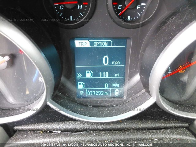 1G1PA5SG4D7322407 - 2013 CHEVROLET CRUZE LS أسود صورة 7