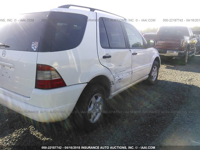 4JGAB54E6YA180894 - 2000 MERCEDES-BENZ ML 320 WHITE photo 6