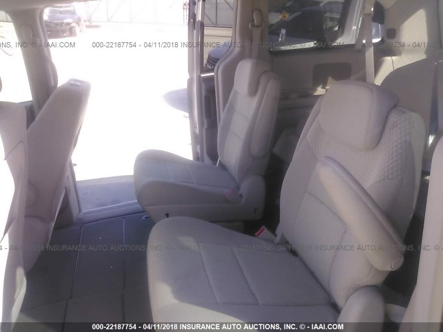 2A8HR54P78R107683 - 2008 CHRYSLER TOWN & COUNTRY TOURING SILVER photo 8