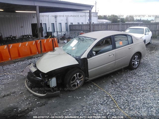 1G8AJ52F54Z165232 - 2004 SATURN ION LEVEL 2 GOLD photo 2