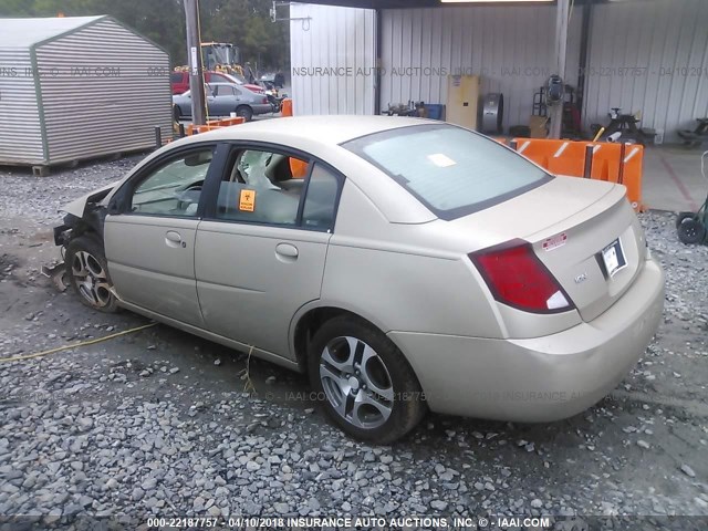 1G8AJ52F54Z165232 - 2004 SATURN ION LEVEL 2 GOLD photo 3