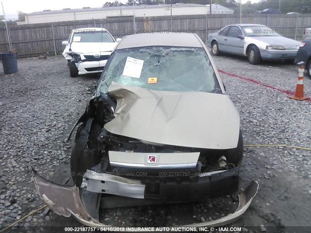 1G8AJ52F54Z165232 - 2004 SATURN ION LEVEL 2 GOLD photo 6