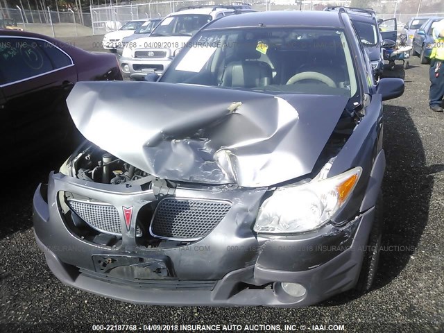 5Y2SL65816Z414930 - 2006 PONTIAC VIBE GRAY photo 6