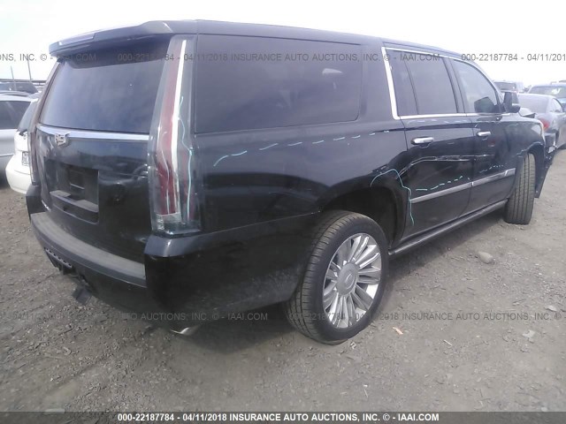 1GYS4KKJ6JR170160 - 2018 CADILLAC ESCALADE ESV PLATINUM შავი ფოტო 4