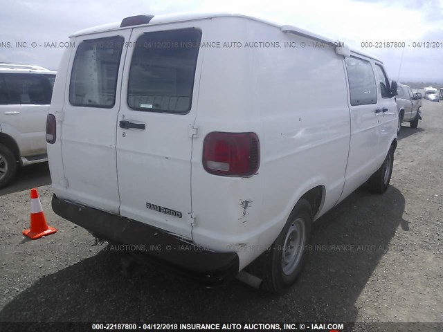 2D7JB21Y73K515424 - 2003 DODGE RAM VAN B2500 WHITE photo 6