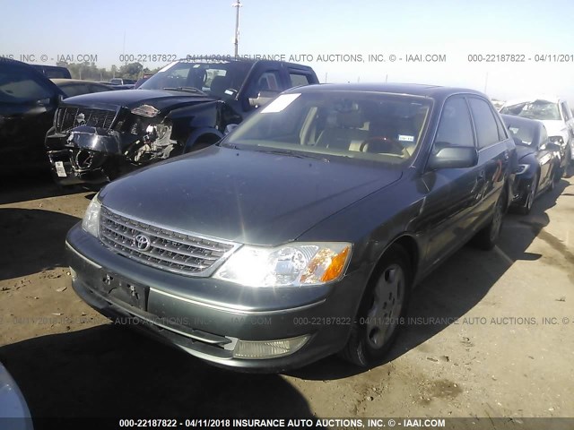 4T1BF28B83U333922 - 2003 TOYOTA AVALON XL/XLS GREEN photo 2