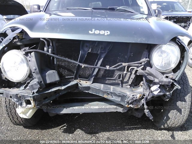 1J4GL58K73W643949 - 2003 JEEP LIBERTY LIMITED GREEN photo 6