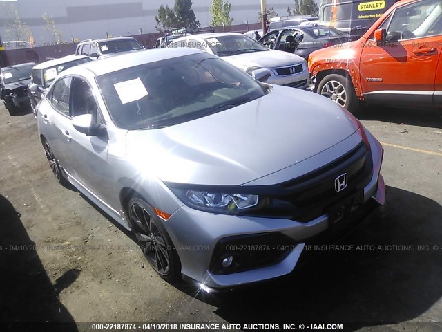 SHHFK7H42HU420259 - 2017 HONDA CIVIC SPORT Szary zdjęcie 1