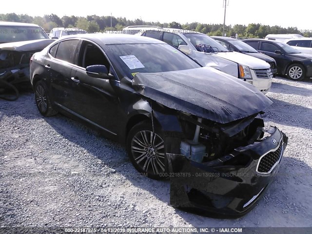 KNALN4D74F5181237 - 2015 KIA CADENZA PREMIUM/LIMITED BLACK photo 1