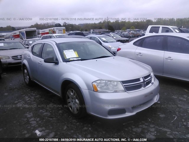 1B3BD4FB1BN562560 - 2011 DODGE AVENGER EXPRESS 银色 照片 1