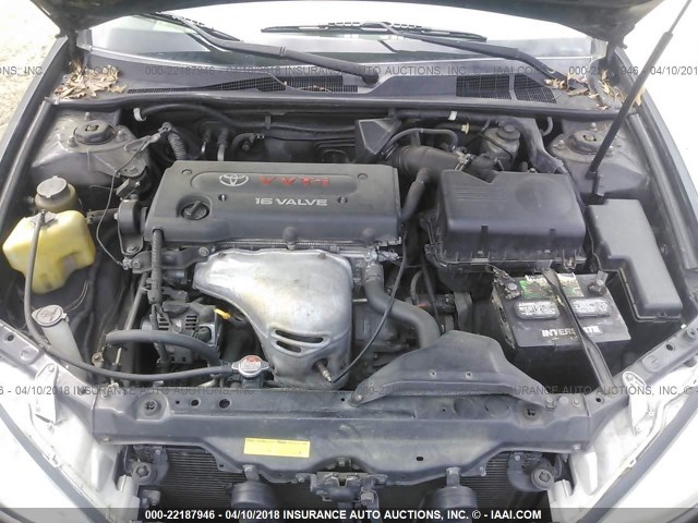 JTDBE32K030228093 - 2003 TOYOTA CAMRY LE/XLE BLACK photo 10