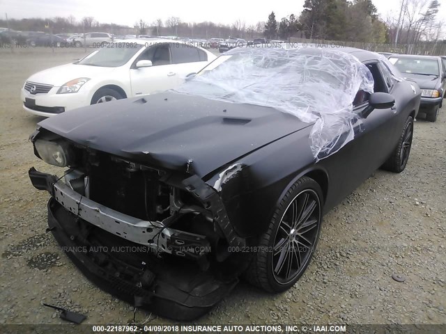 2C3CDYAG0CH294290 - 2012 DODGE CHALLENGER SXT BLACK photo 2