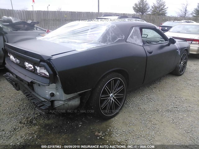 2C3CDYAG0CH294290 - 2012 DODGE CHALLENGER SXT BLACK photo 4