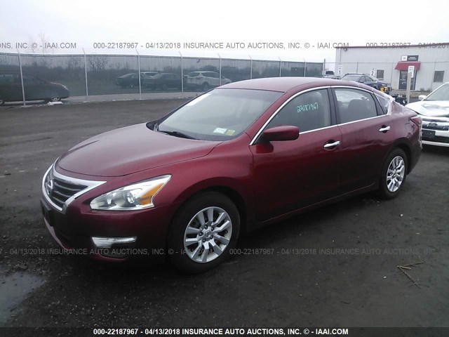 1N4AL3AP0DC154758 - 2013 NISSAN ALTIMA 2.5/S/SV/SL MAROON photo 2