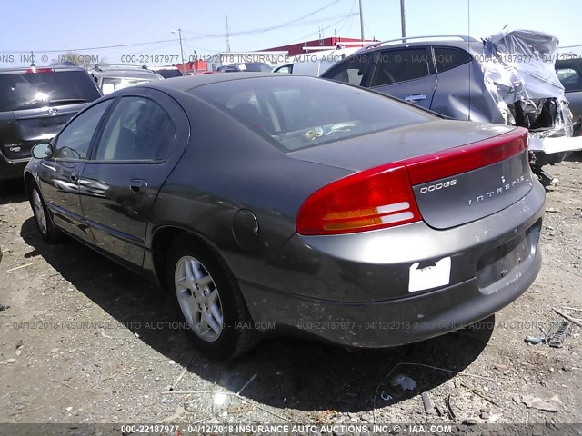 2B3HD46R23H561905 - 2003 DODGE INTREPID SE GRAY photo 3