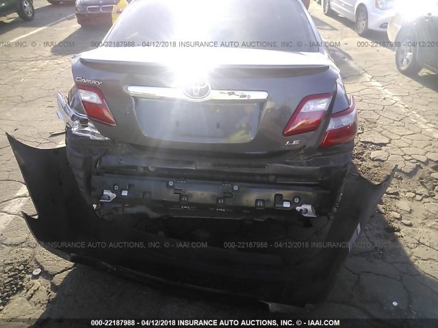 4T1BE46K99U890719 - 2009 TOYOTA CAMRY SE/LE/XLE GRAY photo 6
