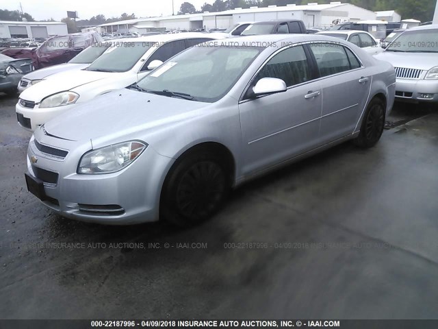 1G1ZH57B29F123807 - 2009 CHEVROLET MALIBU 1LT 银色 照片 2