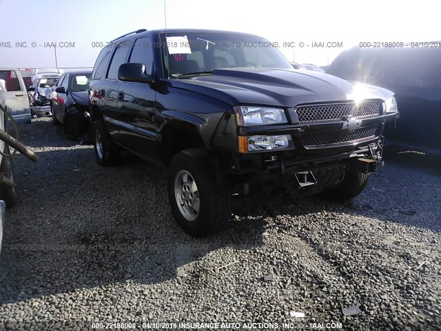 1GNEC13V73R252040 - 2003 CHEVROLET TAHOE C1500 BLACK photo 1