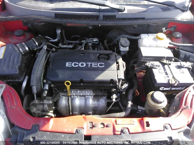 KL1TD56E39B334940 - 2009 CHEVROLET AVEO LS/LT 红色 照片 10