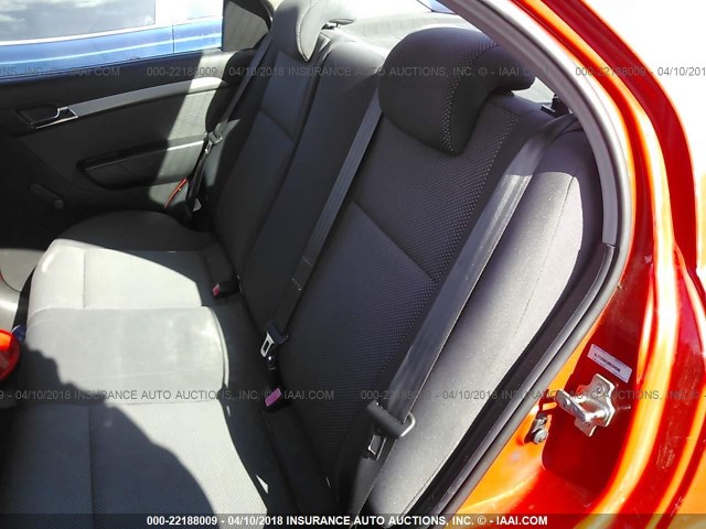 KL1TD56E39B334940 - 2009 CHEVROLET AVEO LS/LT 红色 照片 8