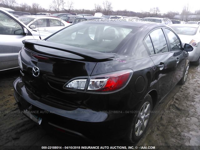 JM1BL1VF4B1459323 - 2011 MAZDA 3 I BLACK photo 4