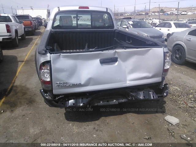 5TFPX4EN3BX005645 - 2011 TOYOTA TACOMA SILVER photo 6